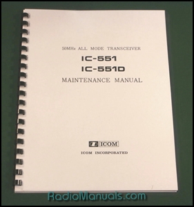 Icom IC-551, 551D Service manual